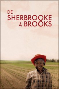 Affichette du film : photo d'une femme, à la peau brune, portant une chemise carreautée (beige, brun) et un chapeau de cowboy rouge, sur un vaste champ de ferme.