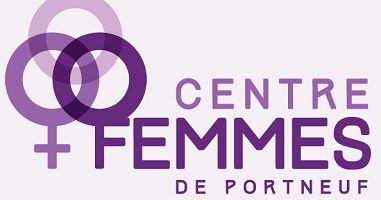 Logo : trois cercles mauves juxtaposés, comme en triangle : un des cercles est aussi le symbole de la femme.